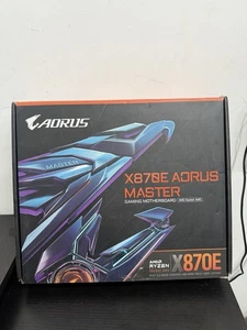 ‼️parts‼️GIGABYTE X870E AORUS MASTER AM5 LGA 1718, ATX, DDR5, 4x M.2, PCIe 5.0, - Picture 1 of 8
