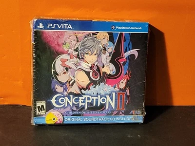 Conception II Children of the Seven Stars Limited Edition (PS Vita, 2014) Sealed - Image 1 of 2