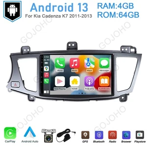 4+64GB Car stereo for Kia Cadenza K7 2011-2013 radio Carplay Android 13 GPS BT - Picture 1 of 20
