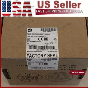 New Sealed AB 1762-L24BWA MicroLogix 1200 24Point Controller 1762L24BWA In Stock - Picture 1 of 2