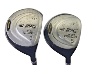 (2) Ram G Force Drivers #3 & #5 Golf Clubs RH Right Handed 210CC 180CC - Picture 1 of 13