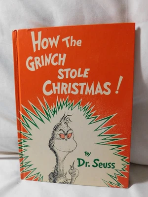 How the Grinch Stole Christmas By Dr Seuss 1957 Book First Edition — 第 1/4 张图片