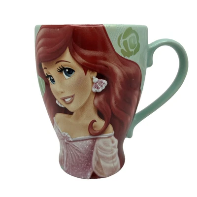 Disney Parks The Little Mermaid Ariel Mug green used ariel has pink outfit on - Image 1 of 4
