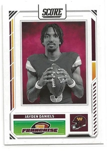 2025 Panini Score Jayden Daniels The Franchise Insert Card - Bild 1 von 2