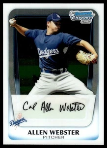 2011 Bowman Chrome Prospects Allen Webster Los Angeles Dodgers #BCP89 - Picture 1 of 2