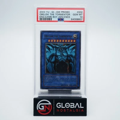 Obelisk The Tormentor 2003 Yu-Gi-Oh Game Boy Promo #002 PSA 10 - Image 1 of 2