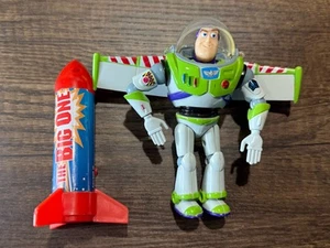 Thinkway Toys Buzz Lightyear “The Big One” Flying Rocket Action Figure Pixar - Picture 1 of 8