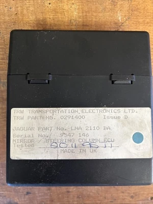 Jaguar XJ X300 LNA2110BA Mirror Steering Column centralina ECU specchio piantone sterzo - Immagine 1 di 3