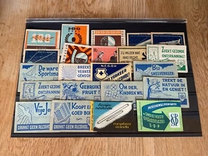 Collectable mixed Match Box Labels B249 - Picture 1 of 2