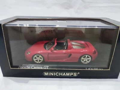MINICHAMPS 1/43 Porsche Carrera Gt 2003 Red 400062632 NEW - Image 1 of 4