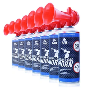 7 x AAB SIGNAL GAS-HORN 400ml - STADION-HUPE, VUVUZELA, FAN-FARE, DEUTSCHLAND - Bild 1 von 9
