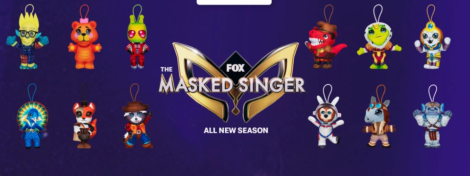 Juguetes de peluche McDONALD'S The Masked Singer 2023 JUGUETES DE COMIDA FELIZ o conjunto Foto 1 de 2
