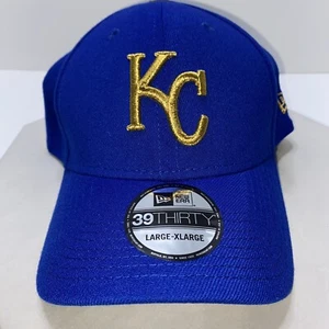 Mütze Kansas City Royals New Era Large/XL 39Thirty Team Classic Gold Trim Flex Fit - Bild 1 von 9