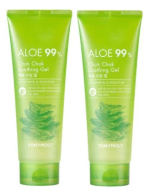Tonymoly Aloe 99% Chok Chok Soothing Gel 250ml x 2ea Moisturizing K-Beauty - image 1 of 4
