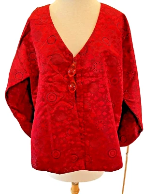 Chaqueta corta de satén brocado Foto 1 de 4