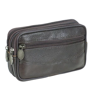 Leder Hüfttasche Gürtelbörse Gürteltasche Bauchtasche Portemonnaie Geldbörse - Bild 1 von 2
