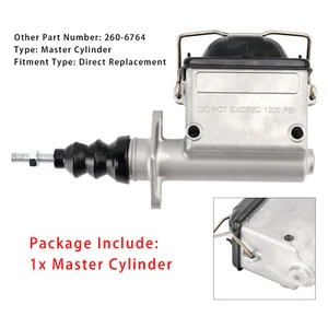 Aluminum Master Cylinder 3/4" Bore 260-6764 S11 - Picture 1 of 11