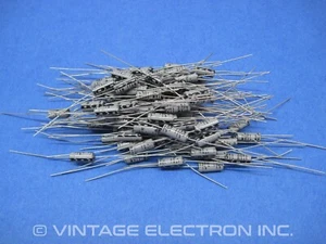 (100) IC (Illinois Capacitor / CDE) Axial Electrolytic Capacitors: 10uF 20% 35V - Picture 1 of 9