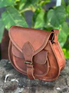 Customer Prime Leather Crossbody New Messenger Handbags Brown Bag - Picture 1 of 5