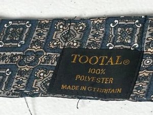 Vintage 60S Mens Tootal Cravat Ascot Neck Scarf Dapper Mod Scooter - Picture 1 of 3