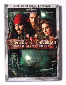 Pirates of the Caribbean: Dead Man's Chest NEW/SEALED Slip Cover DVD + FREE - Picture 1 of 3