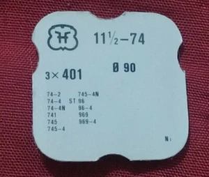 1 x NOS Swiss FHF 11 1/2 - 74 3x401 Uhrenaufzug Vorbauten - Bild 1 von 3