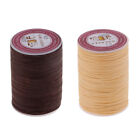 2Rolls Durable 0.5mm Leather Waxed Thread Cord Stitching for DIY Crafts