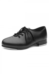 Bloch SF3710G Student Jazz Tap Black PU lace up Dance Shoes - Picture 1 of 1