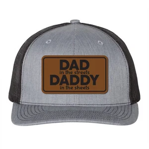 Dad in the streets Daddy in the sheets Funny Laser engraved patch hat - Picture 1 of 8