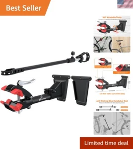 Bike Repair Stand Wall Mount Rotatable Clamp Adjustable Maintenance Holder - Picture 1 of 11