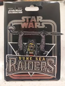 Star Wars Celebration Anaheim 2022 Store - DUNE SEA RAIDERS PATCH Tusken Raider - Foto 1 di 3