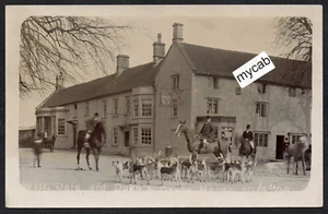 Postcard Old Sodbury nr Yate Gloucestershire pub Cross Hands hunting hunt RP - Picture 1 of 2