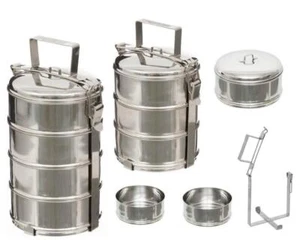 4l Speisebehälter Edelstahl Essensbehälter Kochgeschirr Camping Bundeswehr 16 cm - Bild 1 von 9