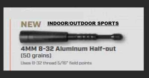 EASTON 4 MM HALF OUTS DZ PK - Picture 1 of 1