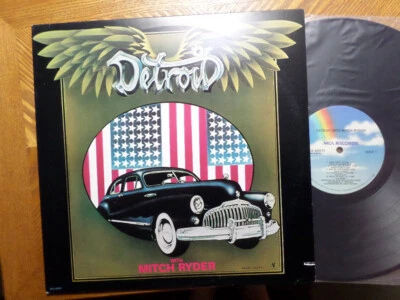MCA LP RECORD/DETROIT (MITCH RYDER)/SELF TITLED/1987 PRESS NEAR MINT VINYL ROCK - Image 1 of 2