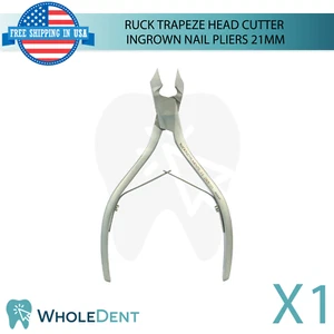 Ruck Trapeze Head Cutter Ingrown Nail Pliers 21mm Stainless Steel Nipper - Picture 1 of 3