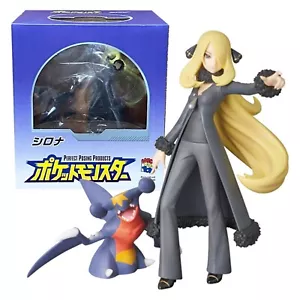 Pokémon POCKET MONSTERS PERFECT POSING PRODUCTS Cynthia & Garchomp Figure New - Picture 1 of 13