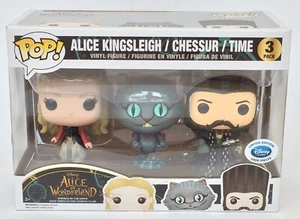 Alice In Wonderland Funko Pop Vinyl Three Pack Cheshire Cat Disney Store Excl - Picture 1 of 4