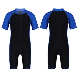 Kid Boy Girl Swimsuit Swimming Costume Rash Guard Swimwear Bathing Suit Outfit - Picture 1 of 87