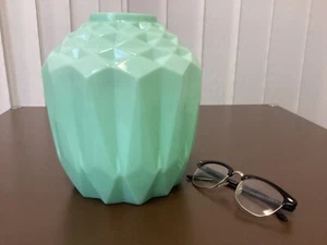 Art Deco Opalin Vase Kubistisch Geometrisch Moderniste SPIP France - Bild 1 von 11
