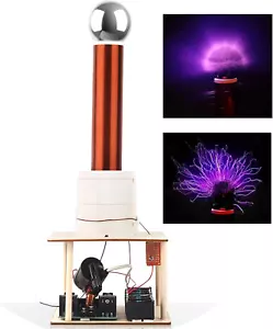 Tesla Coil Kit Fai da Te, PEMENOL Sfera di Plasma Toccabile Spark Gap Arc Generatore per - Foto 1 di 9