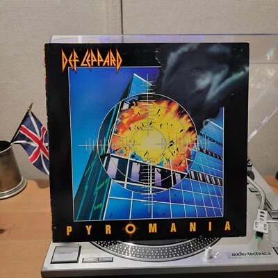 Def Leppard Pyromania Vinyl Record  1983 VG/EX - Image 1 of 4