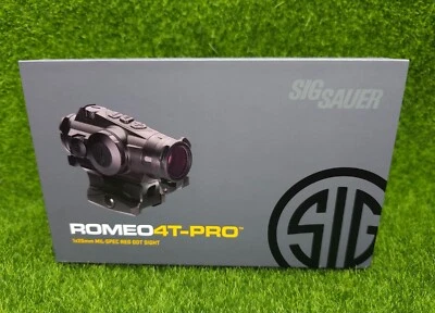 Sig Sauer ROMEO4T-PRO Retícula Círculo Balístico Cuádruple Reflex Punto Rojo - SOR44101 Foto 1 de 4