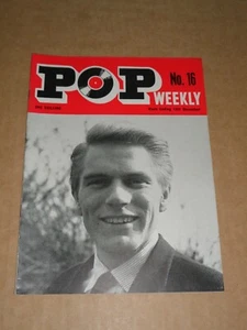 Pop Weekly 1st Series No.16 1962 Adam Faith cover (Springfields/Mark Wynter) - Bild 1 von 1