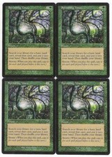 Magic the Gathering MTG Scourge Sprouting Vines Cards by John Avon X4