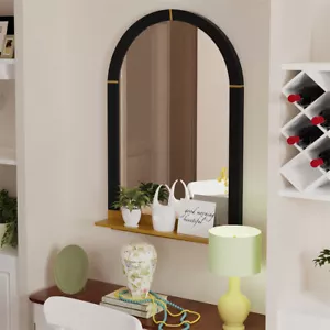 Specchio rustico da appendere arco cornice antica decorazione barocca specchio da parete 30" - Foto 1 di 12