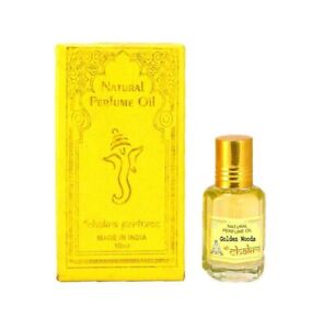 Shree Chakra Golden Woods Natural Perfume Oil Long Lasting Unisex Fragrance 10ML