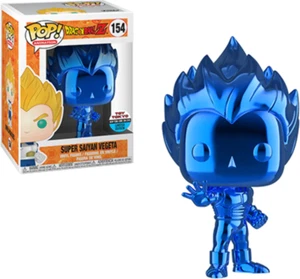 Funko POP! Animación: Dragon Ball Z - Super Saiyan Vegeta Azul Cromo (Toy Tokyo - Imagen 1 de 1