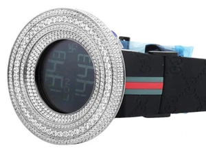 Mens Custom White Stainless Steel Jojino/Joe Rodeo Lab Designer Diamond Watch - Picture 1 of 6