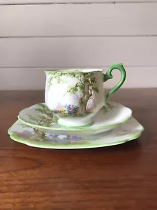 Vintage Royal Albert Greenwood Tree Tea Trio Of Cup Plate And Saucer England - Picture 1 of 13